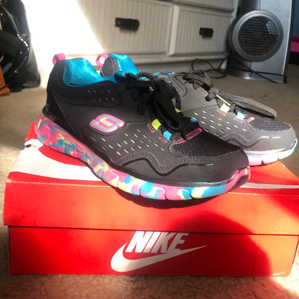 Colorful Sketchers Running shoes
